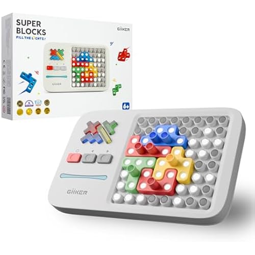 GiiKER Super Blocks Pattern Matching Puzzle, 1000+ Challenges for Kids