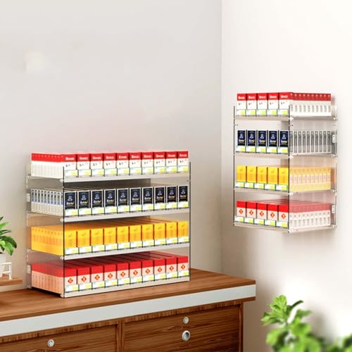 Estante acrílico automático para cigarrillos y tabaco de estancos 3