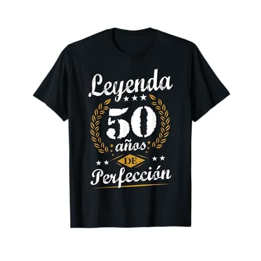 Leyenda 50 Años de Perfección Cumpleaños 50 Camiseta