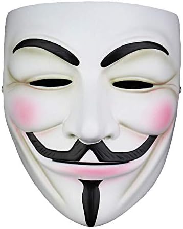 Guy Fawkes Mask with Vinyl Sticker