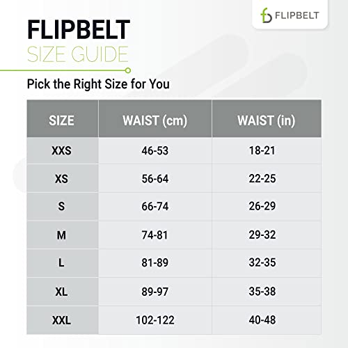 Image of FlipBelt Zipper Running Belt, Waist Pack for Fitness and Running, US Company