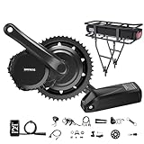 Universal Compatible:This BAFANG HD BBS03 Mid drive motor kit is designed to most bikes with 68-73mm /100mm/120mm( length ) and 34-36mm (internal diameter ) bottom bracket, such as commuter bike,fat bike,mountain bike,road bike and trike. You can dow...