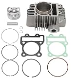 UTTASU YX160 Zylinderkit für 150cc/160cc Motor mit Kolben und Dichtung, Komplettset zur Motorenüberholung, passend für 60 mm Bohrung