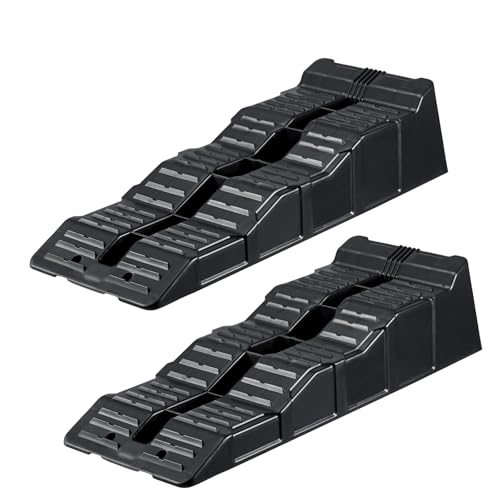 SUNNYNEST Car Ramp Caravan Levelling Ramp Set Motorhome Ramps 3 Step Levels