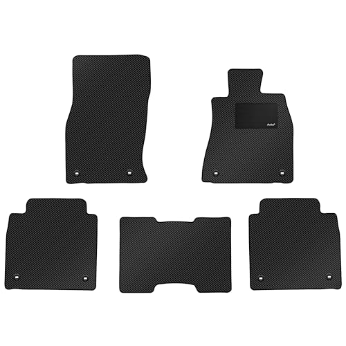 【防水マット】Aviles レクサス LS460 LS600 フロアマット【カーボン柄】(08:ロング 後期)