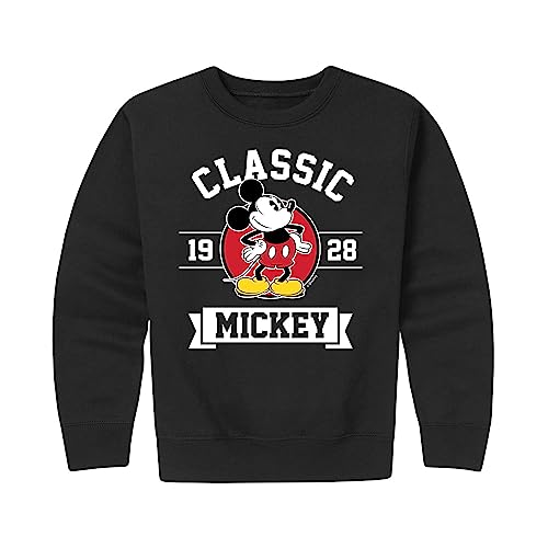 Disney Mickey & Friends - Mickey Classic 1928 - Toddler and Youth Crewneck Fleece Sweatshirt