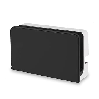 TIKOdirect مخصص Faceplate غطاء لنينتندو سويتش OLED شحن قفص الاتهام، جهاز كمبيوتر صلب سليم شل المضادة للخدش [لا يوجد تثبيت مفك] ل سويتش OLED قفص الاتهام، أسود