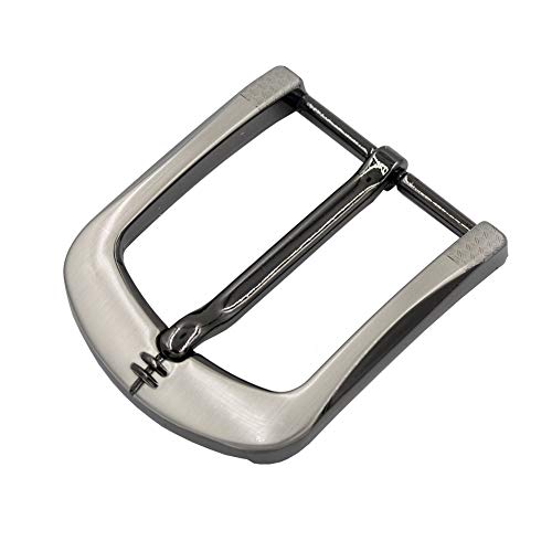 DGOL Leather Craft DIY 4 pcs Gunmetal Strap Prong Pin Belt Buckle Webbing Buckles 1-1/2 Inch Cute Design (40 mm) - Thumbnail 2