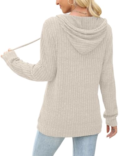 JomeDesign Womens Sweaters Fall Long Sleeve Hoodie Laides Sweatshirts Loose Casual Fashion Clothes S-2XL4