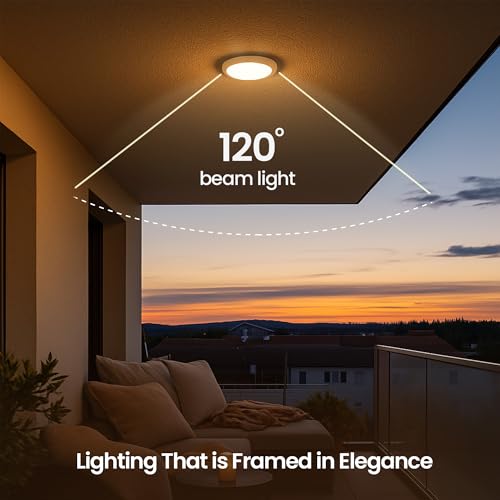 Image of LEDURE Sky Downlight 7W | Pack of 20 | Extra Bright | Concealed LED Light | Ceiling Light | 7W Cool White Round Downlight |Recessed Mount for Glare-Free | Cutout - 3 inch