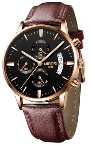NIBOSI Men Sport Quartz Chronograph Watch L-BnGB - Image 2
