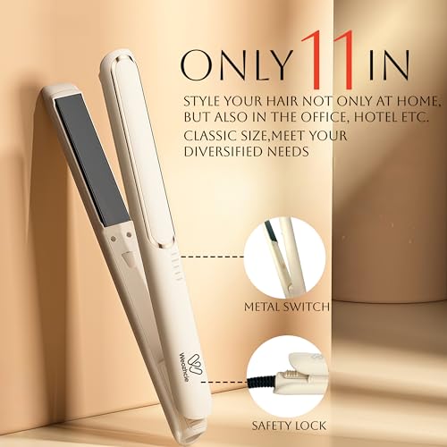 Plancha para cabello 3 en 1 con 5 temperaturas y voltaje dual miniatura 7