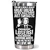 Golf Gifts for Men Unique – Golf Gift for Dad from Son Daughter – Golfer Gift – Funny Retirement Gifts for Him Uncle Husband Boyfriend Lovers – 20 Oz Black Tumbler