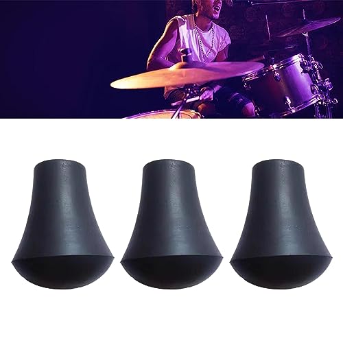 Accesorio de percusión: 3 piezas cubre patas antideslizantes para batería miniatura 7