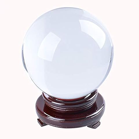 GYXYSJ 130mm Photography Crystal Ornament Divination Quartz Magic Ball Craft Clear Big K9 Glass Sphere Home Decoration Sphere Cover