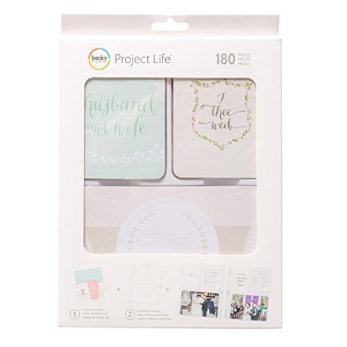 Project Life Kit Values ​​Kits-Southern Weddings (180 Pieces)