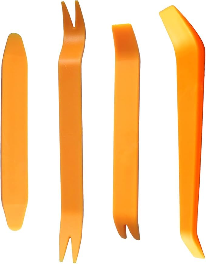 XIXILINRUIYUN 4pcs Auto Door Clip Panel Trim Removal Tool Kits Interior Door Audio Radio Panel Dashboard Strong Removal Kit