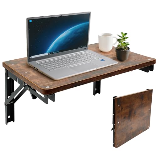 CASDUCT Wandklapptisch Klapptisch Wandmontage,42 * 30cm Holz...
