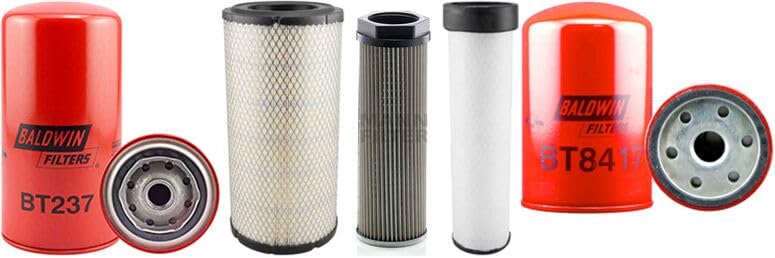 Filter Service Kit for Manitou MLT627 Compact Mono-Ultra with/for Turbo engine