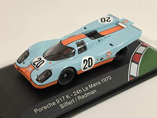 Miniatura CMR Porsche 917 K Gulf 1:43 Azul Claro/ Naranja miniatura 1