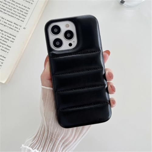 Coque de téléphone de luxe en silicone noir mat pour iPhone 12 Pro Max