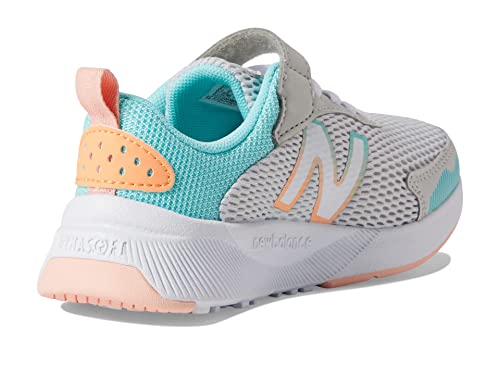 New Balance PT545GS1 Kid'S Dynasoft 545 V1 Hook And Loop Running Shoe, Summer Fog/Surf/Peach Glaze thumb #5