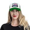 AYYQWE Grand Teton National Park Print Men Women Summer Mesh Baseball Cap Breathable Outdoor Travel Sports Hat Hikling Green #3