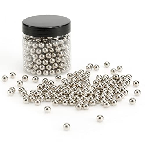 YVOOYV 8MM 200PCS Carbon Steel balls For Hunting Slingshot Ammo Catapult Projectile And Bearing Ball Replacement (8MM 200PCS)