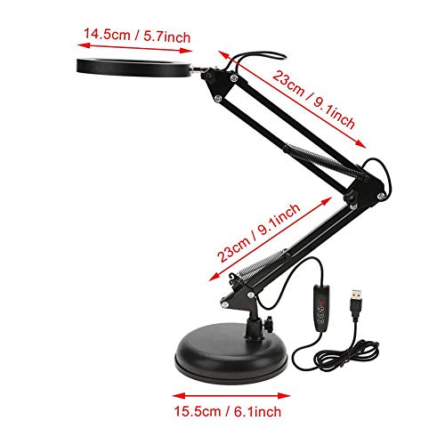 Cikonielf Lampada da tavolo con braccio