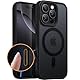 JETech Magnetisch Hülle für iPhone 16 Pro Max 6,9 Zoll mit Kamerasteuerung Capture Button, Kompatibel mit MagSafe, Transluzente Matt Rückseite Dünn Stoßfest Handyhülle (Schwarzes Titan)