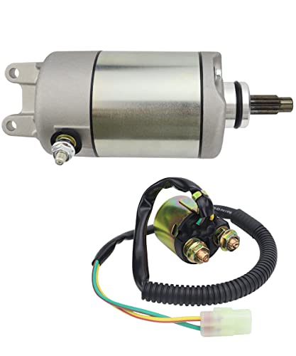 Image of Starter & Relay for 2007 2008 Honda TRX300EX SporTrax 300 EX 2009 TRX300X, 31200-HM3-671 18329 SM13422, 2007 2008 SporTrax TRX300EX Starter for 2009 TRX300X