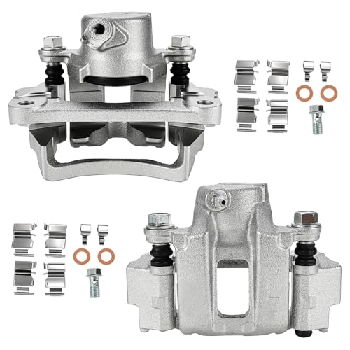 Image of SCITOO Rear Left+Right Brake Calipers With Bracket 19B2726 19B2727 Compatible For Toyota 4Runner 2003-2009 For Toyota FJ Cruiser 2007-2014