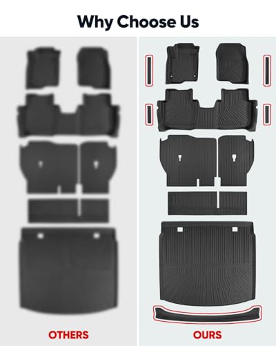 Image of TAPTES Floor Mats & Cargo Liner for Honda CRV Hybrid Gas 2023-2026