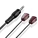 IR Infrared Emitter Extender Cable Extension (10 Feet 3Meter) Dual Head2 Eye 3.5mm Jack Infrared Red Transmitter Blaster Blink Eye Wire Cord Compatible with IR Repeater Extender System Kit, Xbox One