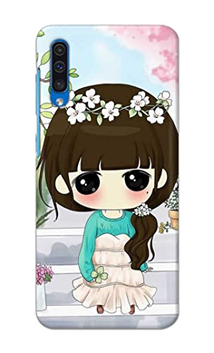 Image of PRINTFIDAA Cartoon Girl Printed Designer Hard Back Case Cover for Samsung Galaxy A50 / Samsung A50s / Samsung A30s -(SF) MVN1009