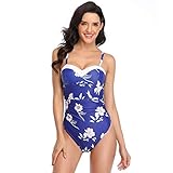 Los trajes de baño de estilo deportivo con tejido mixto de poliéster y spandex y tecnología de costura profesional hacen que los trajes de baño sean más duraderos, elásticos y cómodos, una pieza de bikini, este traje de baño superó tus expectativas y recibirás muchos cumplidos en trajes de baño deportivos.