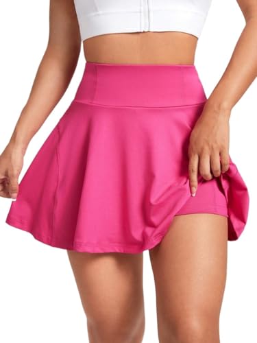 Womens' Plain Sporty High Waist Knit Skirt Casual Mini Skirts for Women