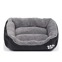 Cicilin Dog Beds For Small Medium Large Dogs Rectangle Sleeping Pet Bed Washable Dog Bed Tiger Print Size L