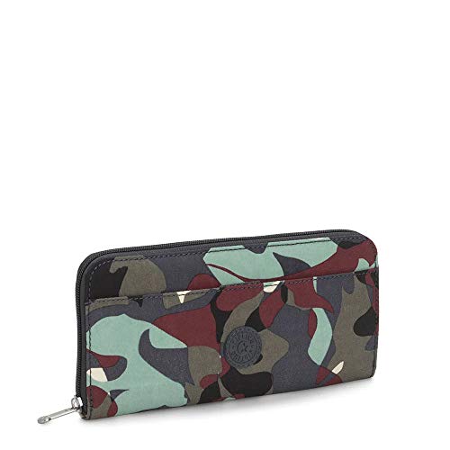 Kipling Carteira para passaporte, multicolorida (camuflada L), 22 centímetros