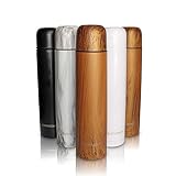 Kalmateh Modern & Elegant Yerba Mate Thermos- Double Walled, Stainless Steel (Wood, 1000ml)