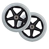 There Are 6 Inches/7 Inches/8 Inches Specifications to Choose From, Please Measure the Relevant Information, and It Will Be More Convenient to Purchase.the Solid Tire Avoids the Trouble of Puncture and Puncture, Which is Practical and Convenient. Can Roll Smoothly on All Surfaces.Made of High-Tech Pol