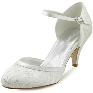 Elegantpark Elegantpark HC1508 Damen Pumps Spitze Knöchel Schnalle Runde Zehe Mary Janes Ferse Spitze Schuhe Pumps Elegantpark Elegantpark HC1508 Damen Pumps Spitze Knöchel Schnalle Runde Zehe Mary Janes Ferse Spitze Schuhe Pumps