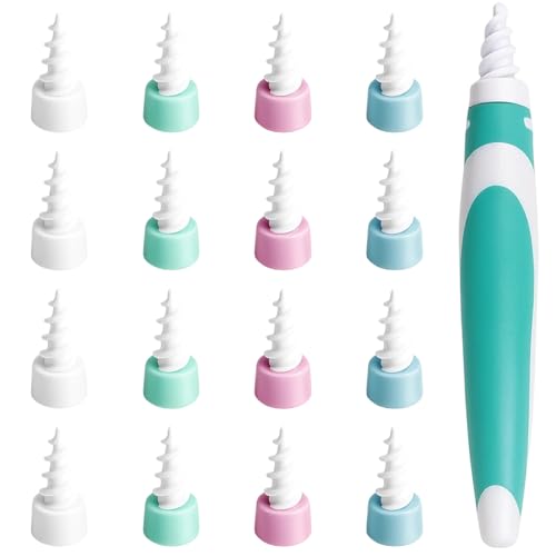 Ear Wax Removal, Ear Cleaner Ear Wax Remover Kit with 17 Soft Silicone Tips, Gentle Earwax Remover Tool for Adults and Kids, Portable Ear Cleaning Kit for Travel and Home Use