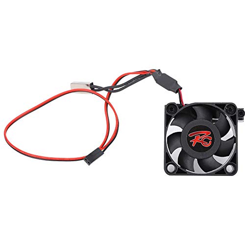 Disipador de calor RC de alta eficiencia térmica, ventilador de alta velocidad, a prueba de humedad, compatible con RC Cars 1/8 y 1/10, para carreras y coches RC