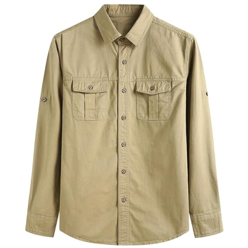 Chemise d'extérieur anti-transpiration et protection UV homme