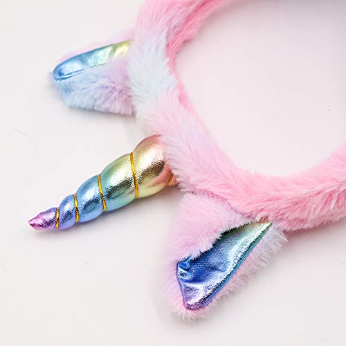 Girls Unicorn Earmuffs Winter Warm Soft Plush Ear Warmers for Kids Adults4