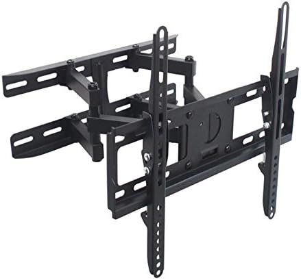 TradeMount Black dual-arm pivoting monitor wall bracket eco, extendible from 8.0cm to 46.5cm, tiltable by 12° for Vizio 75" M75SB453105