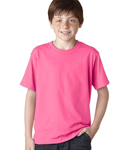 Jerzees Youth Heavyweight BlendT-Shirt - Neon Pink - M2