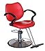 Beauty Style Salon Spa Chair Classic Hydraulic Styling Chair Hydraulic Red