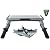 Homeon Wheels Large RV Step Stool, Adjustable Height Aluminum Folding Platform Step and Ladder with Non-Slip Rubber Feet, More Stable Supports Up to 1,500lbs 19" x 14.5"